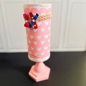 Pink‎ Heart Pattern headband holder